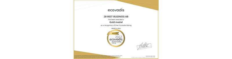 ecovadis rating - 2B Best Business